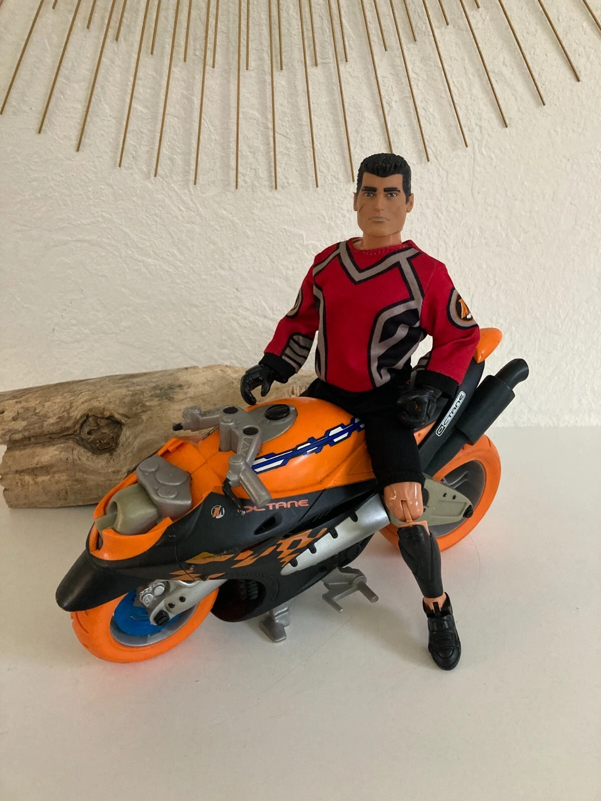 The motorbike fired a torpedo